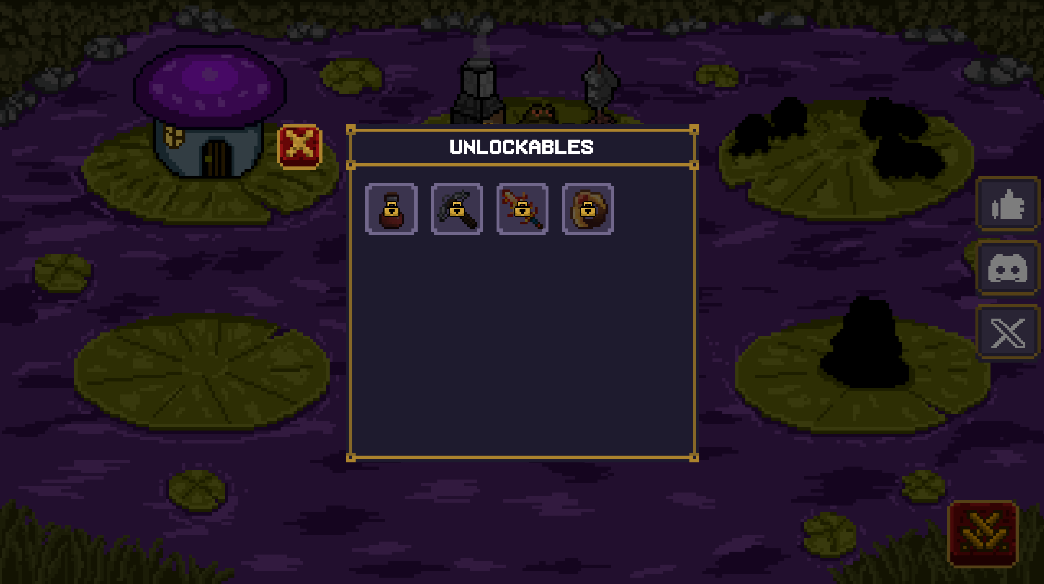 Blacksmith scene screenshot from Hopfall
